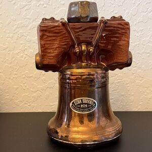 Ezra Brooks Bell Shaped Decanter